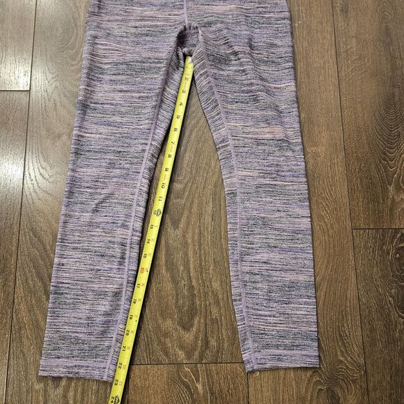 Lululemon High Times Pant Space Dye Camo Tender Violet Black Leggings Size 6 - Picture 9 of 14